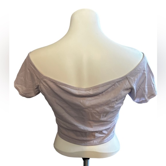 OFF the  shoulder crop top - Picture 5 of 6